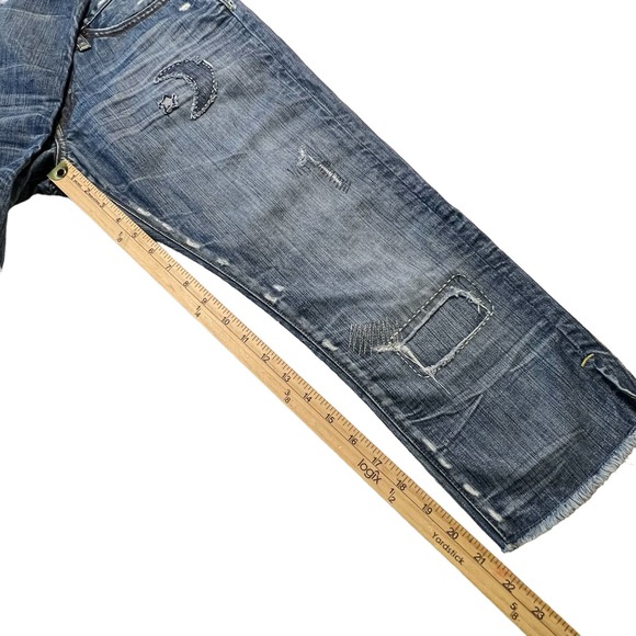 Lucky brand Capri jeans patches - Picture 8 of 10